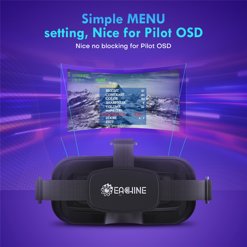 Eachine EV800DM Ống Kính Varif - đánh giá và giá Skyzone Sky04O Pro Fpv Goggles