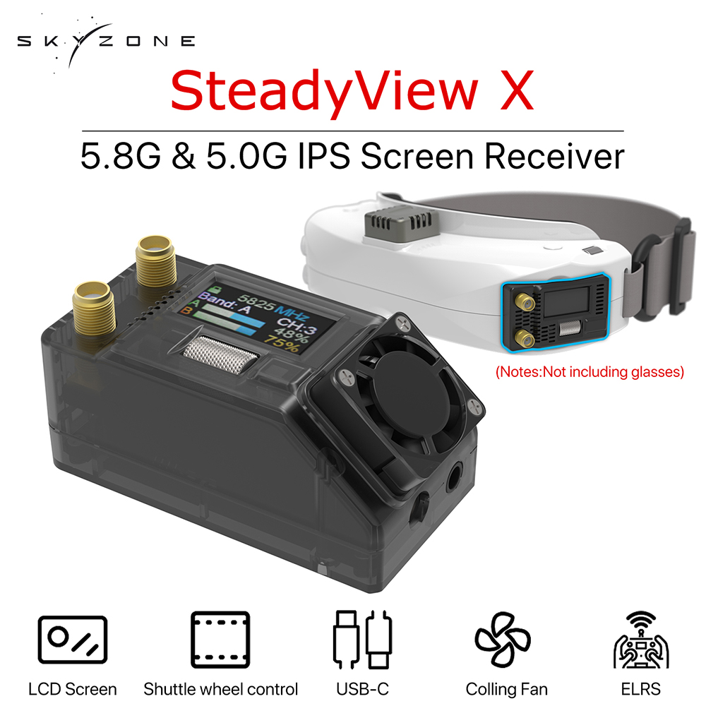 SKYZONE Steadyview X 5.0G 5.8G - đánh giá và giá Skyzone Steadyview X Receiver Module